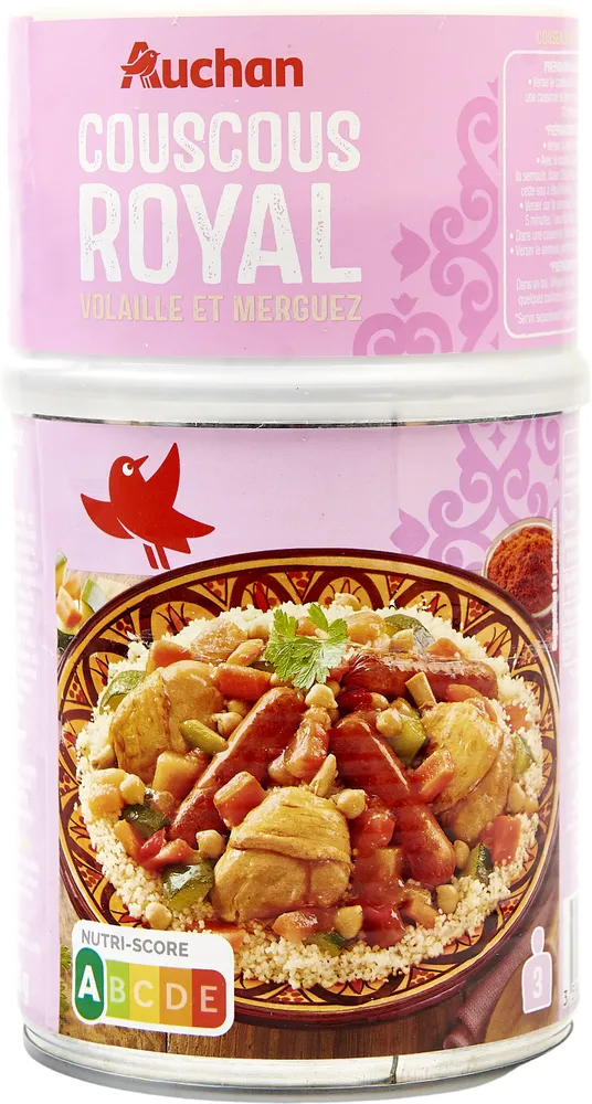 Couscous royal volaille et merguez