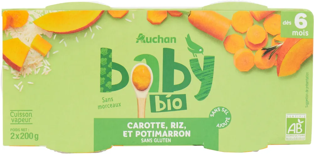 Carotte, riz et potimarron