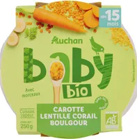 Carotte Lentille Corail Boulgour