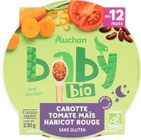 Carotte Tomate Maïs Haricot Rouge