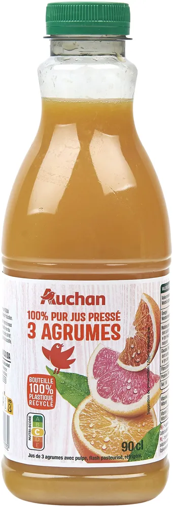 100% pur jus presse 3 agrumes