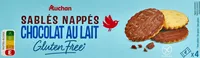 Sablés nappés chocolat au lait