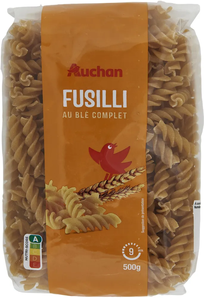 Fusilli au blé complet