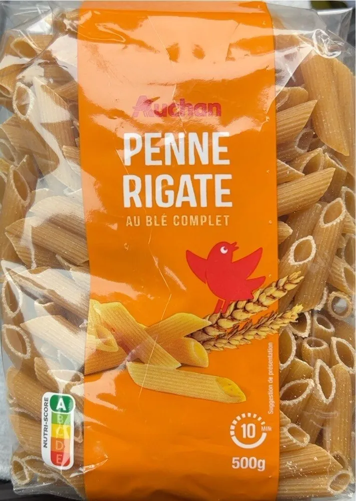 Penne rigate au blé complet