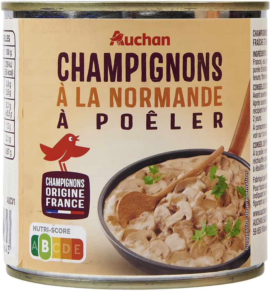 Champignons à la normande à poêler