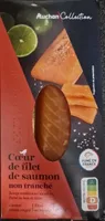 Coeur de filet de saumon Non Tranchésalage traditionnel au sel secfumé au bois de hêtre.