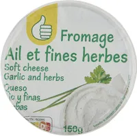 Fromage à tartiner ail et fines herbes
