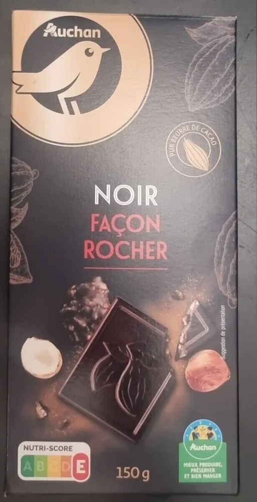 Noir façon rocher