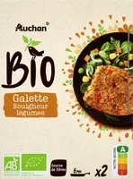 Galettes boulgour legumes