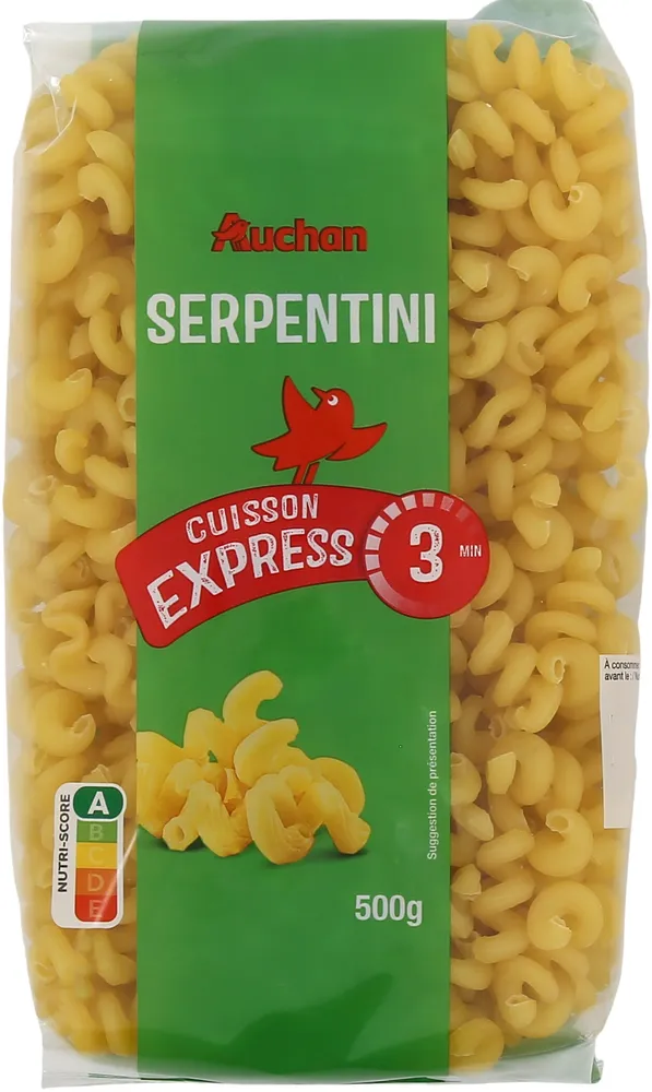 Serpentini cuisson express 3 min