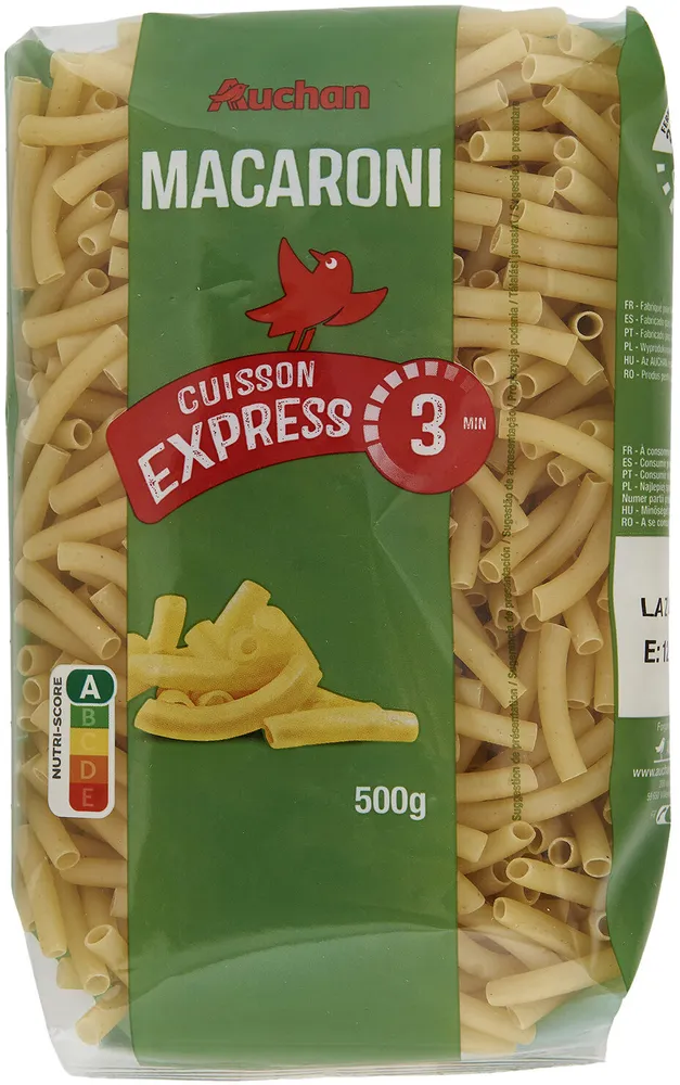 Macaroni Cuisson Express 3 min