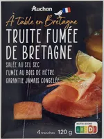 Truite Fumée de Bretagne - salée au sel sec - fumée au bois de hêtre