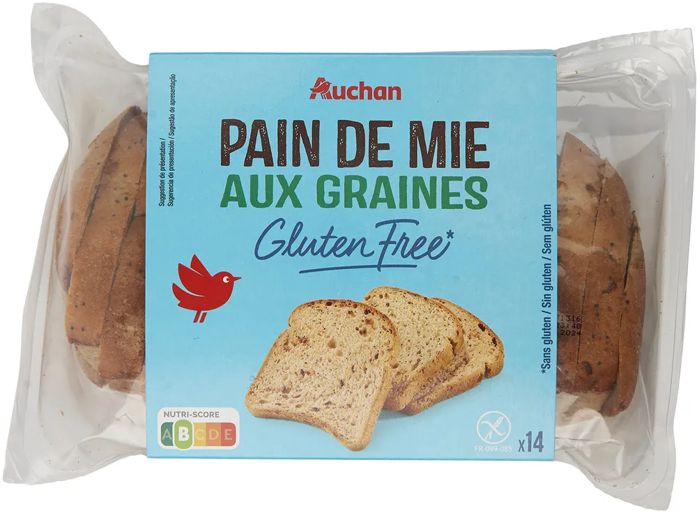 Pain de mie aux graines
