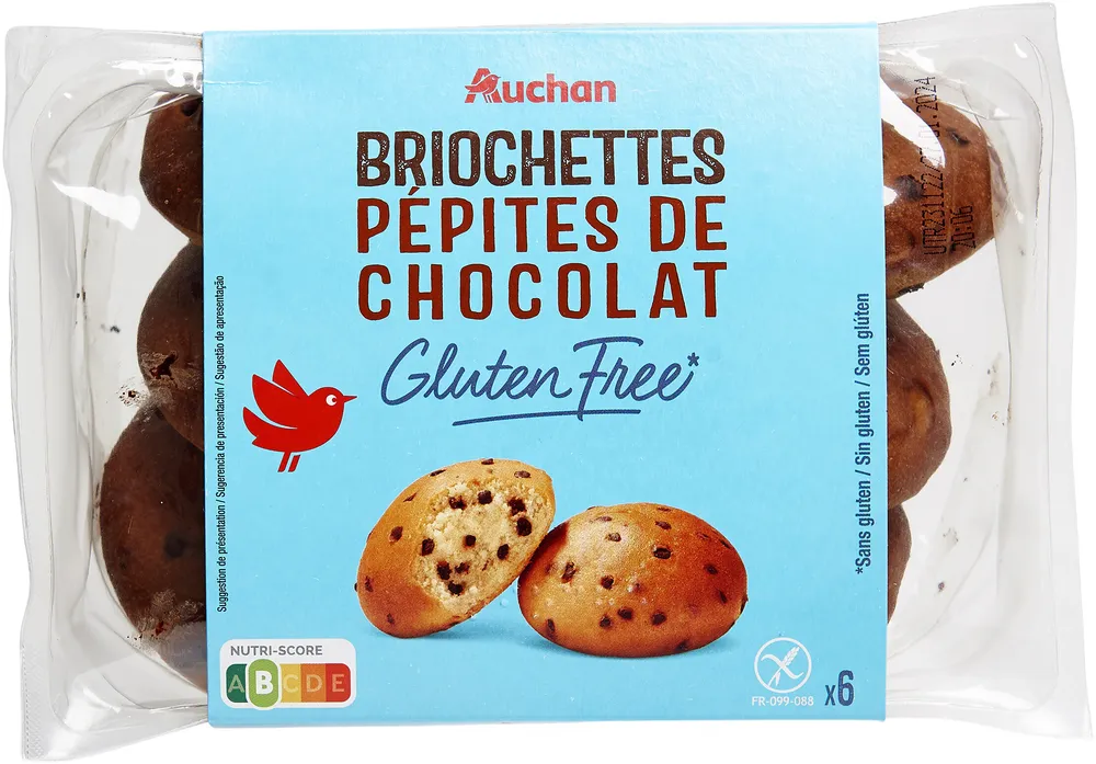 Brioches pépites de chocolate