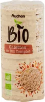 Galettes de riz complet biologiques