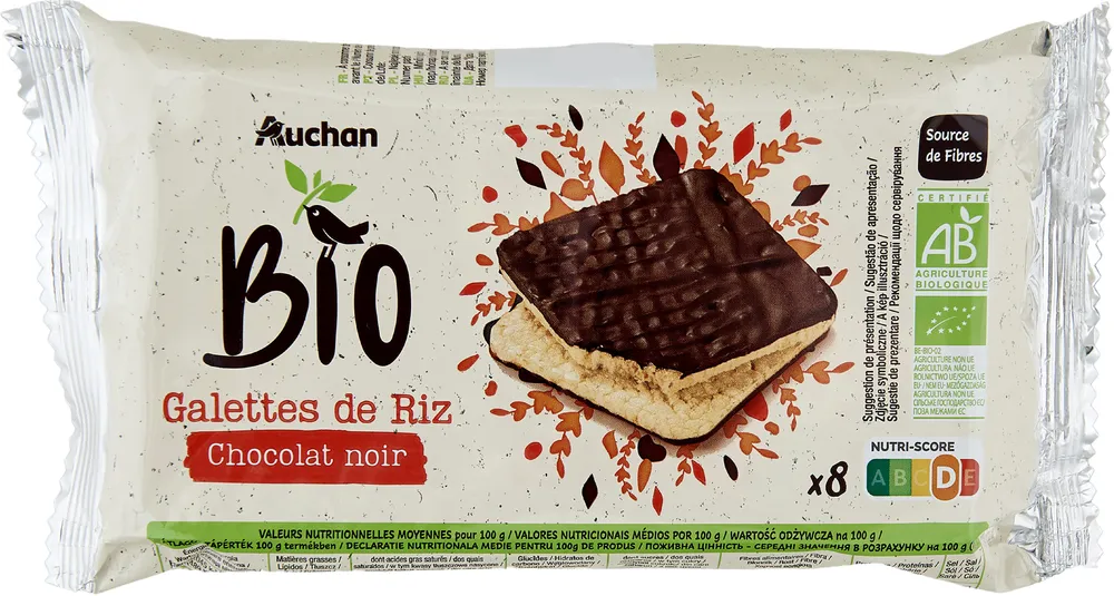 Galettes De Riz Chocolat Noir