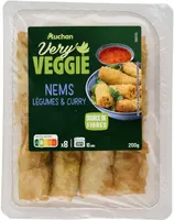 VERY VEGGIE NEMS LEGUMES et CURRY