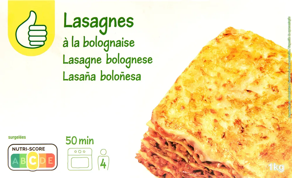 Lasagnes à la bolognaise