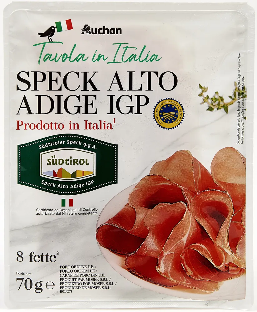 Speck alto adige igp