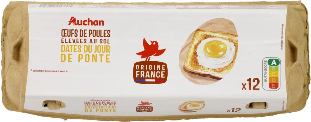 Oeufs de poules elevees au soldates du jour de pontex12