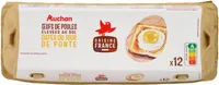 OEUFS DE POULES ELEVEES AU SOLDatés du jour de ponteX12