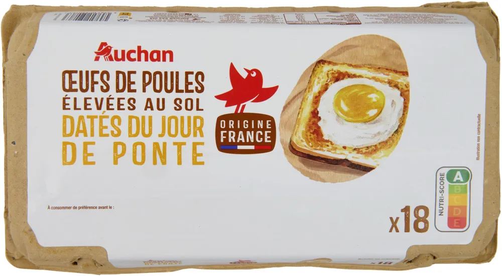Oeufs de poules elevees au soldates du jour de pontex18