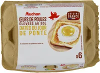 Œufs de poule élevées au sol
