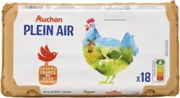 PLEIN AIRX18Poules élevées sans traitement antibiotique* * pendant la période de ponte