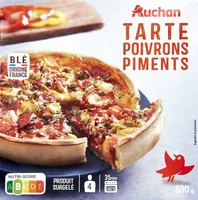 Tarte poivrons piments