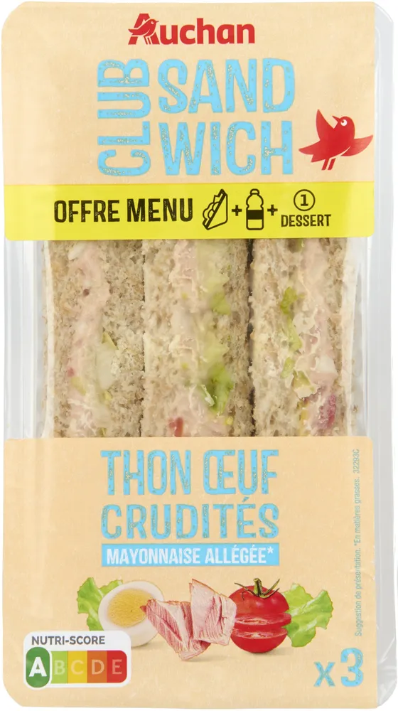 Thon crudités oeuf