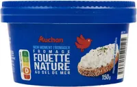 Fromage fouetté nature au sel de mer