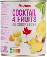 Cocktail 4 fruits au sirop léger