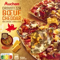 CROUST'IZZA BOEUF CHEDDARPâte épaisse et moelleuse