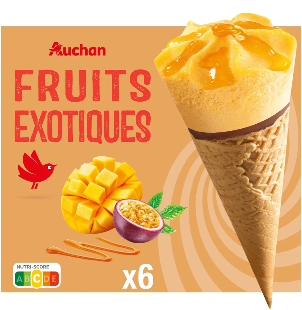 Cône fruits exotiques