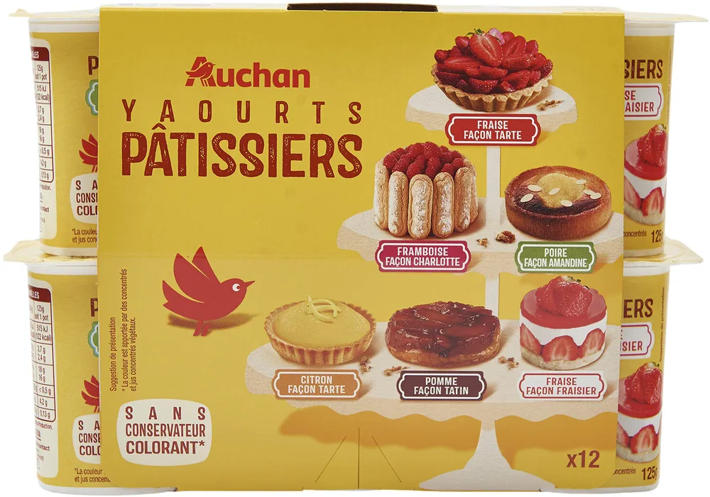 Yaourts pâtissiers