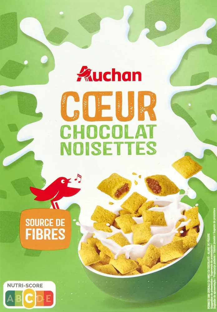 Coeur chocolat noisette