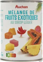 Melange de fruits exotiques au sirop léger
