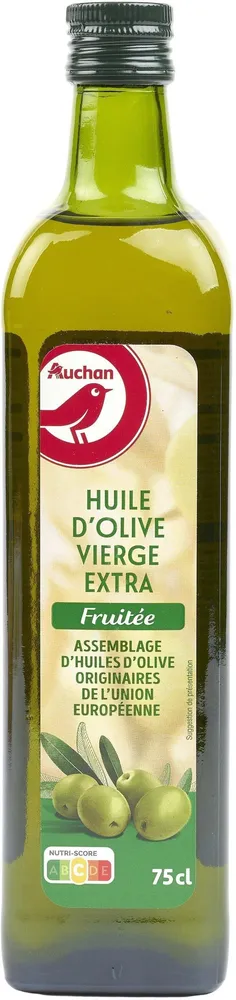 Huile d'olive vierge extra Fruitée. Assemblage d'huiles d'olive originaires de l'Union européenne