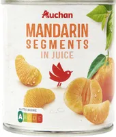 Suprêmes de mandarine au jus