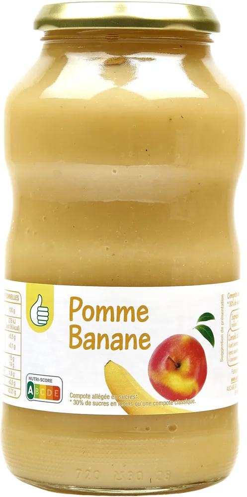 Compote de pomme Banane AES