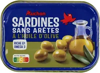 Sardines sans arêtes à l'huile d'olive