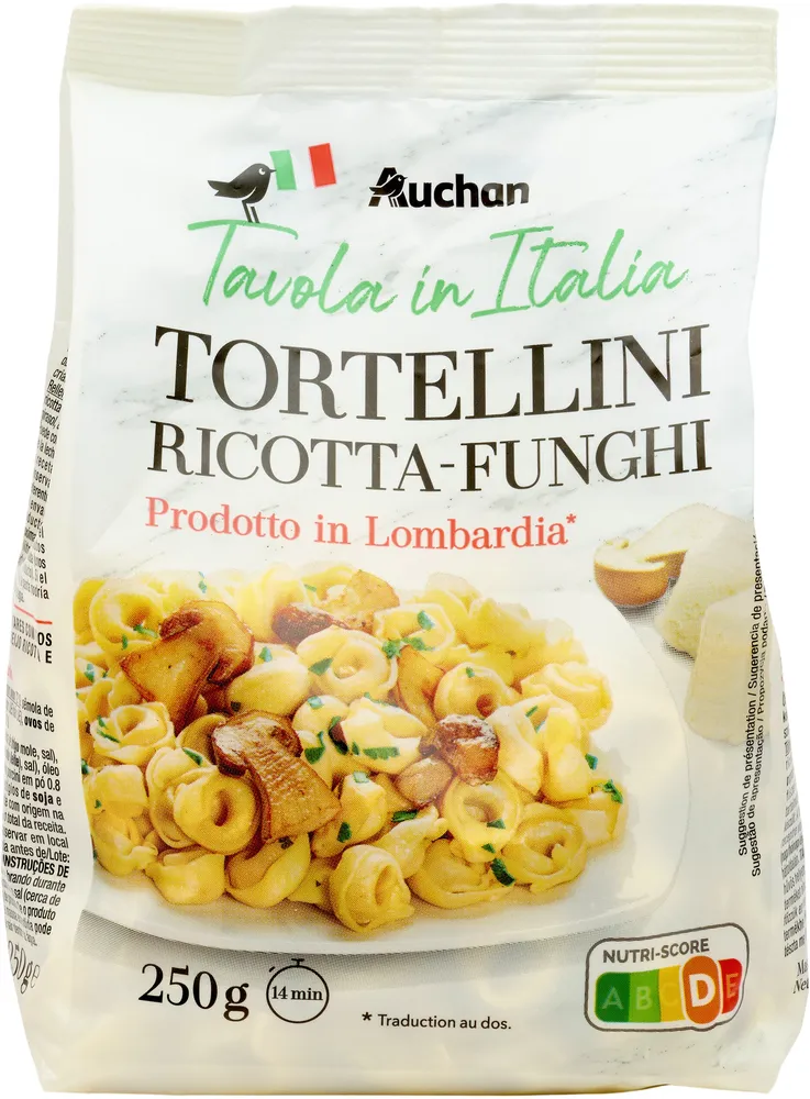 Tortellini ricotta funghi