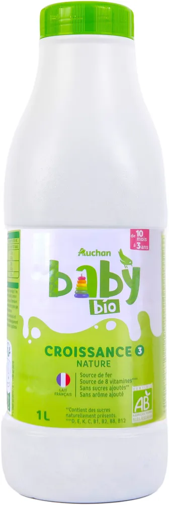 Lait de croissance 3 Nature de 10 mois à 3 ans