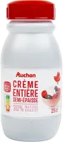 Crème entière semi-épaisse 30% matière grasse