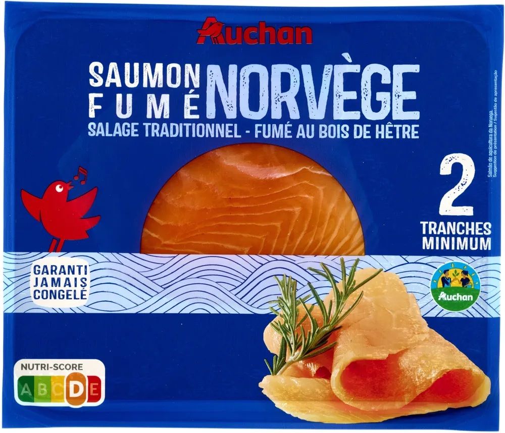 Saumon fumé Norvège fumé au bois de hêtre - salage traditionnel