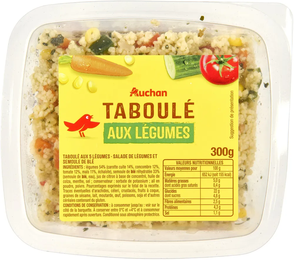 Taboule aux legumes