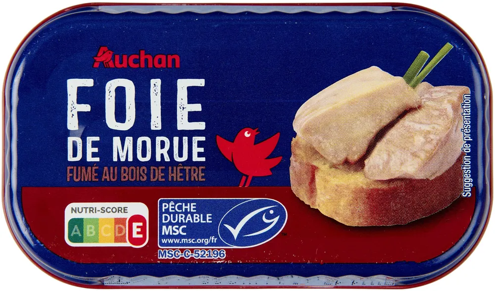 Foie de morue fumé