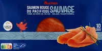 Saumon rouge du Pacifique fumé au bois de hêtre - sauvage - 10 tranches minimum