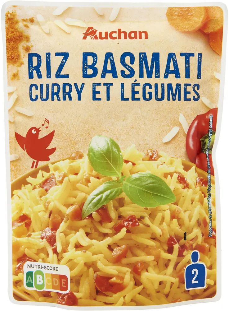 Riz Basmati Curry et Légumes