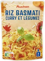 Riz Basmati Curry et Légumes